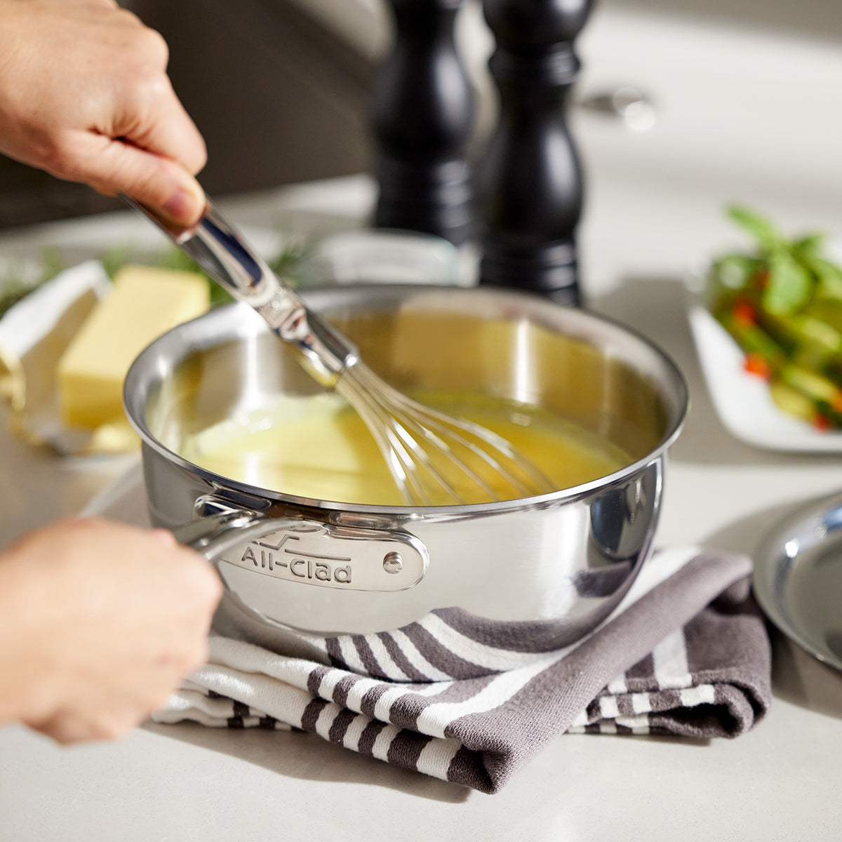 All-Clad - 10 Piece G5 Graphite Core Pots and Pans Cookware Set - GR0010 - DISCONTINUED