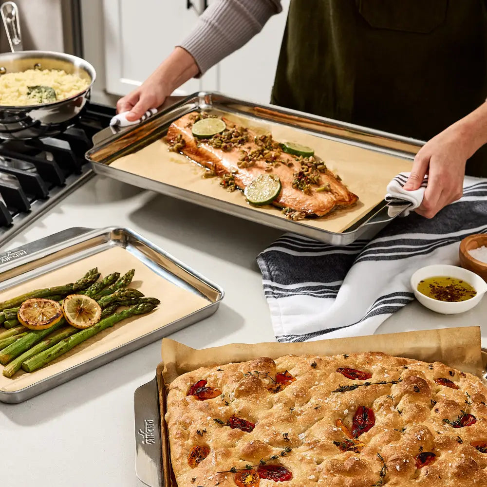 All-Clad - 10" x 15" Stainless Steel Jelly Roll Pan - J3097564