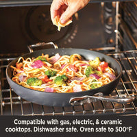 All-Clad - 11" HA1 Non-Stick Square Grill Pan - E6524064