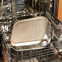 All-Clad - 11 x 14 inch Small Stainless Steel Roaster with Rack - E7522S54