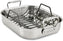 All-Clad - 11 x 14 inch Small Stainless Steel Roaster with Rack - E752S264