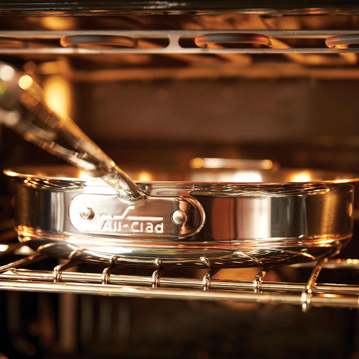 All-Clad - 12" Copper Core 5-ply Bonded Fry Pan / Skillet - 6112SS