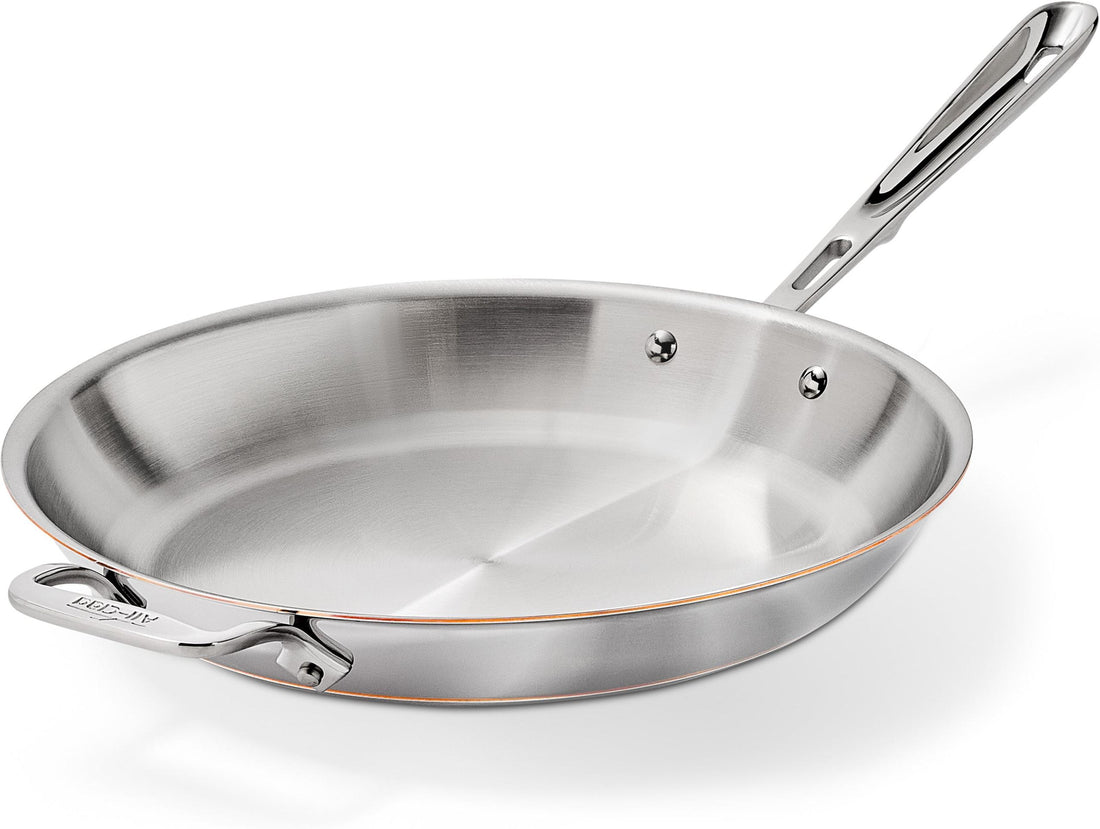 All-Clad - 12" Copper Core 5-ply Bonded Fry Pan / Skillet - 6112SS
