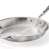 All-Clad - 12" Copper Core 5-ply Bonded Fry Pan / Skillet - 6112SS