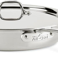 All-Clad - 12" G5 Graphite Core 3-ply Bonded Skillet With Lid - GR112.55