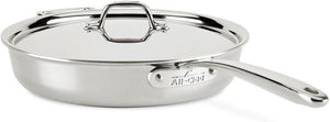 All-Clad - 12" G5 Graphite Core 3-ply Bonded Skillet With Lid - GR112.55