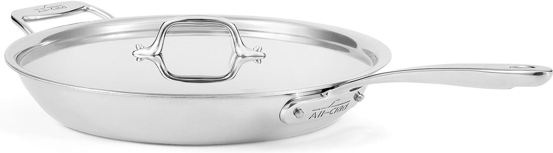 All-Clad - 12" G5 Graphite Core 3-ply Bonded Skillet With Lid - GR112.55