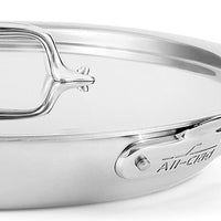 All-Clad - 12" G5 Graphite Core 3-ply Bonded Skillet With Lid - GR112.55