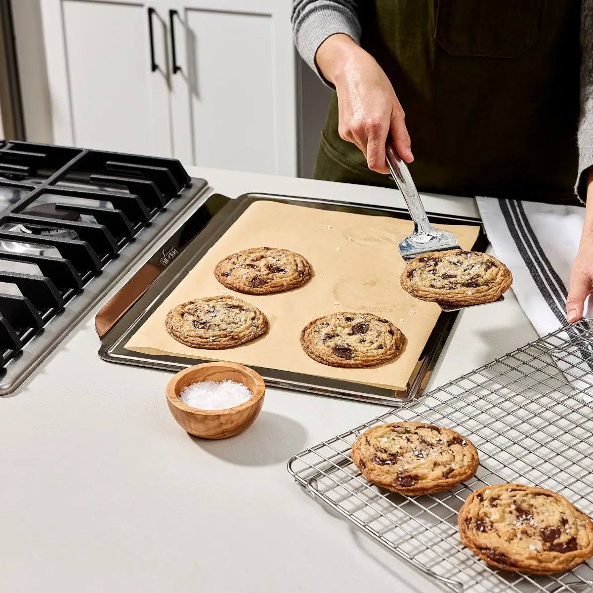All-Clad - 12" x 17" Stainless Steel Cookie Sheet - J3097264