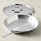 All-Clad - 12.5" D5 Stainless Deep All-Purpose Skillet with Lid - SD55112.55