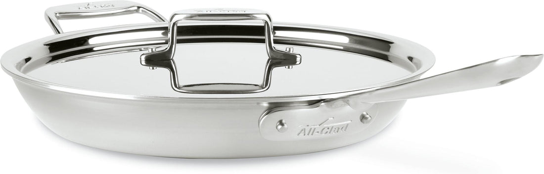 All-Clad - 12.5" D5 Stainless Deep All-Purpose Skillet with Lid - SD55112.55
