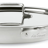 All-Clad - 12.5" D5 Stainless Deep All-Purpose Skillet with Lid - SD55112.55