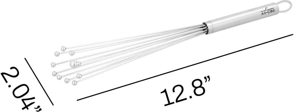 All-Clad - 12.5" Stainless Steel Profi Plus Ball Whisk - K1310564