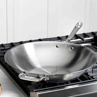 All-Clad - 14" D3 Stainless Steel Wok / Stir Fry Pan - 4414