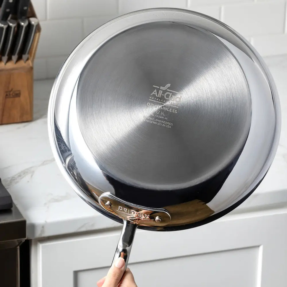 All-Clad - 14" D3 Stainless Steel Wok / Stir Fry Pan - 4414