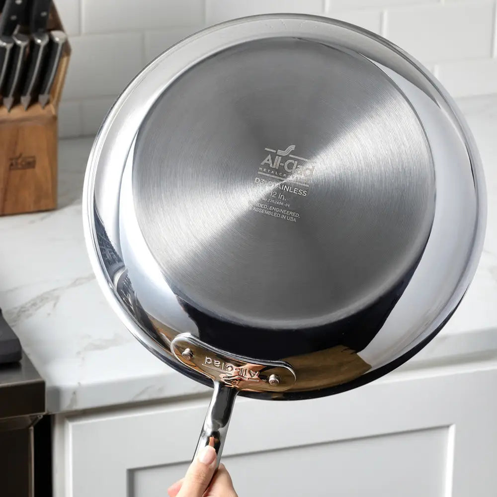All-Clad - 14" D3 Stainless Steel Wok / Stir Fry Pan - 4414