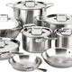 All-Clad - 14 PC D5 Brushed Cookware Set - BD005714