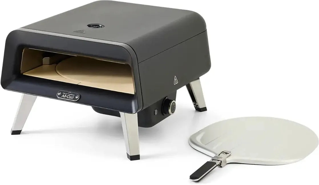 All-Clad - 16" Outdoor Rotating Stone Gas Pizza Oven - JM420