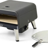 All-Clad - 16" Outdoor Rotating Stone Gas Pizza Oven - JM420