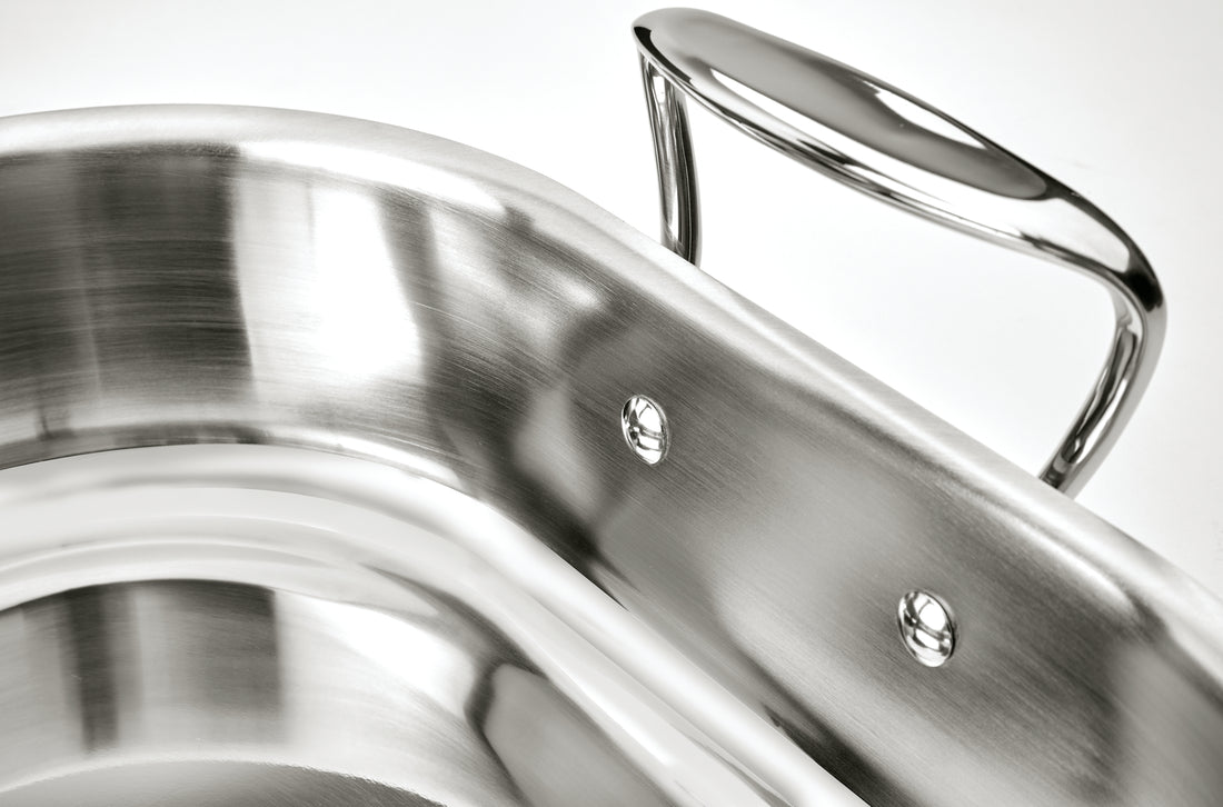 All-Clad - 16 QT Stainless Steel Stock Pot with Lid - E9076474