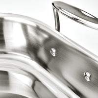 All-Clad - 16 QT Stainless Steel Stock Pot with Lid - E9076474