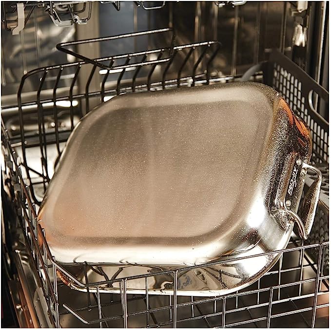 All-Clad - 16.5" x 12.75" x 2.25" Stainless Steel Lasagna Pan with Lid - E9019964