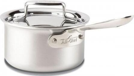 All-Clad - 1.5 QT D5 Brushed Saucepan With Lid - BD552015