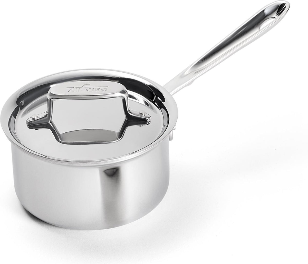 All-Clad - 1.5 QT D5 Polished 5-ply Bonded Saucepan with Lid - SD552015