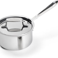 All-Clad - 1.5 QT D5 Polished 5-ply Bonded Saucepan with Lid - SD552015