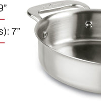 All-Clad - 2 PC Stainless Steel 7" Mini Oval Bakers Set - 59900