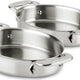 All-Clad - 2 PC Stainless Mini Oval Bakers - 59900