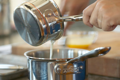 All-Clad - 2 QT Copper Core Saucepan - 6202SS