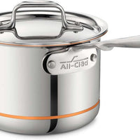 All-Clad - 2 QT Copper Core Saucepan - 6202SS