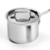 All-Clad - 2 QT D5 Polished 5-ply Bonded Saucepan with Lid - SD55202