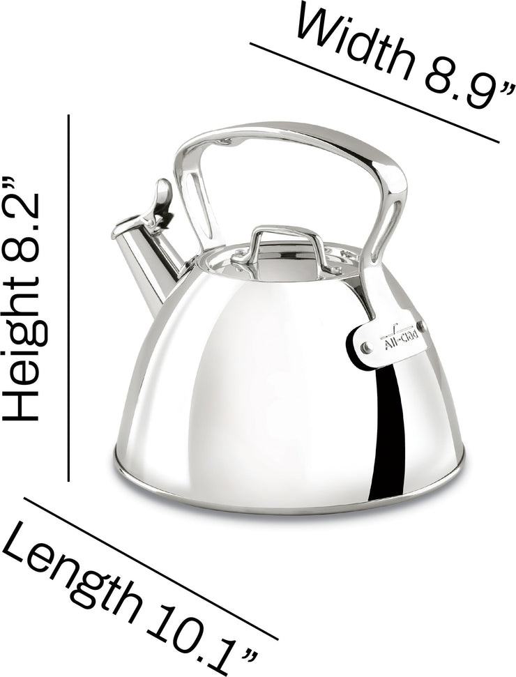 All-Clad - 2 QT Stainless Steel Tea Kettle - E8619964