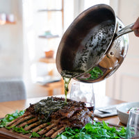 All-Clad - 2.5 QT G5 Graphite Core Saucier with Lid - GR215