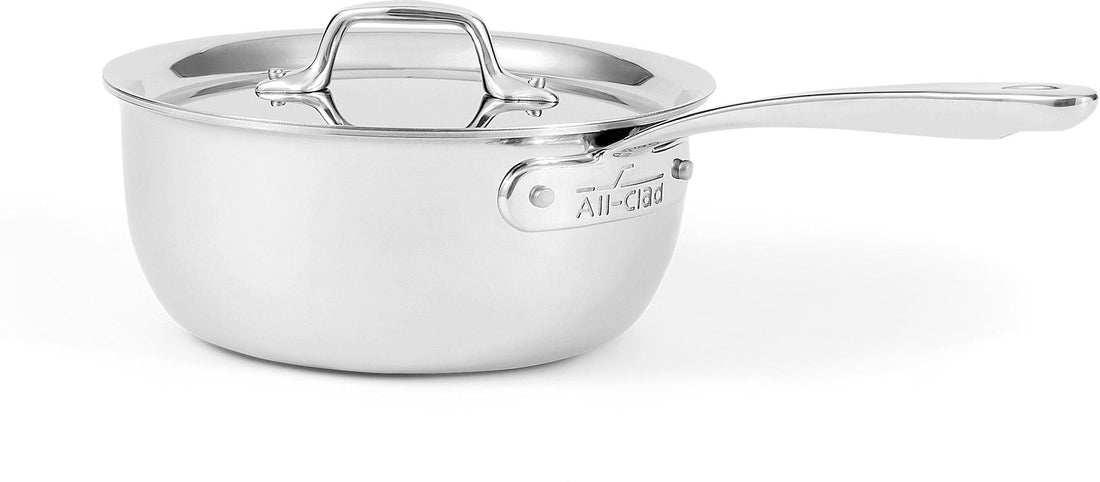All-Clad - 2.5 QT G5 Graphite Core Saucier with Lid - GR215