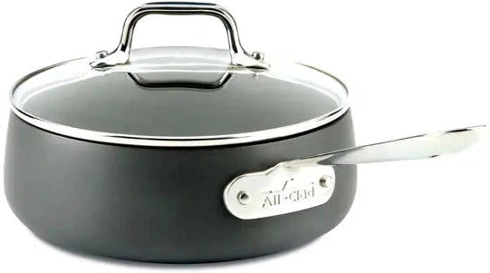 All-Clad - 2.5 QT HA1 Non-Stick Saucepan with Lid - E1002664