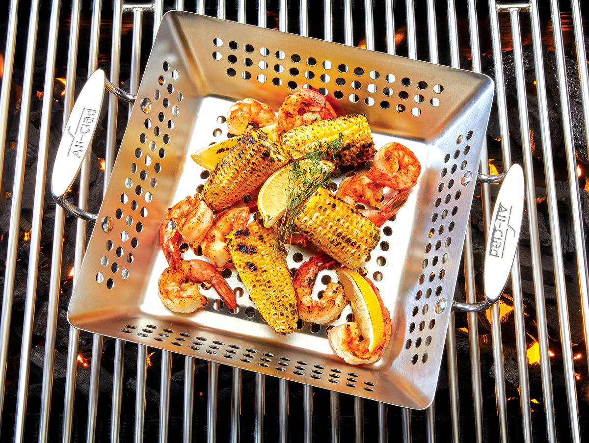 All-Clad - 3 PC Outdoor Cookware Set - J137S364