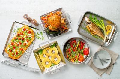 All-Clad - 3 PC Outdoor Cookware Set - J137S364