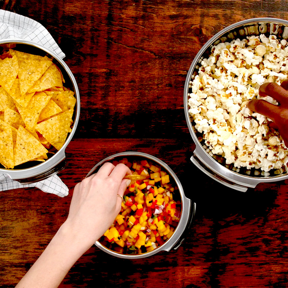 All-Clad - 3 PC Stainless Steel Mixing Bowl Set - MBSET