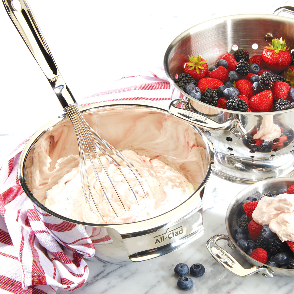 All-Clad - 3 PC Stainless Steel Mixing Bowl Set - MBSET