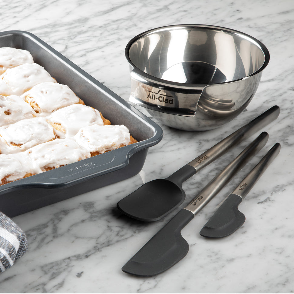 All-Clad - 3 PC Stainless Steel Mixing Bowl Set - MBSET