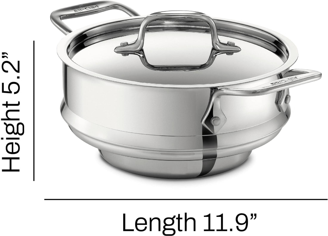 All-Clad - 3 QT All-Purpose Stainless-Steel Steamer with Lid - 59915