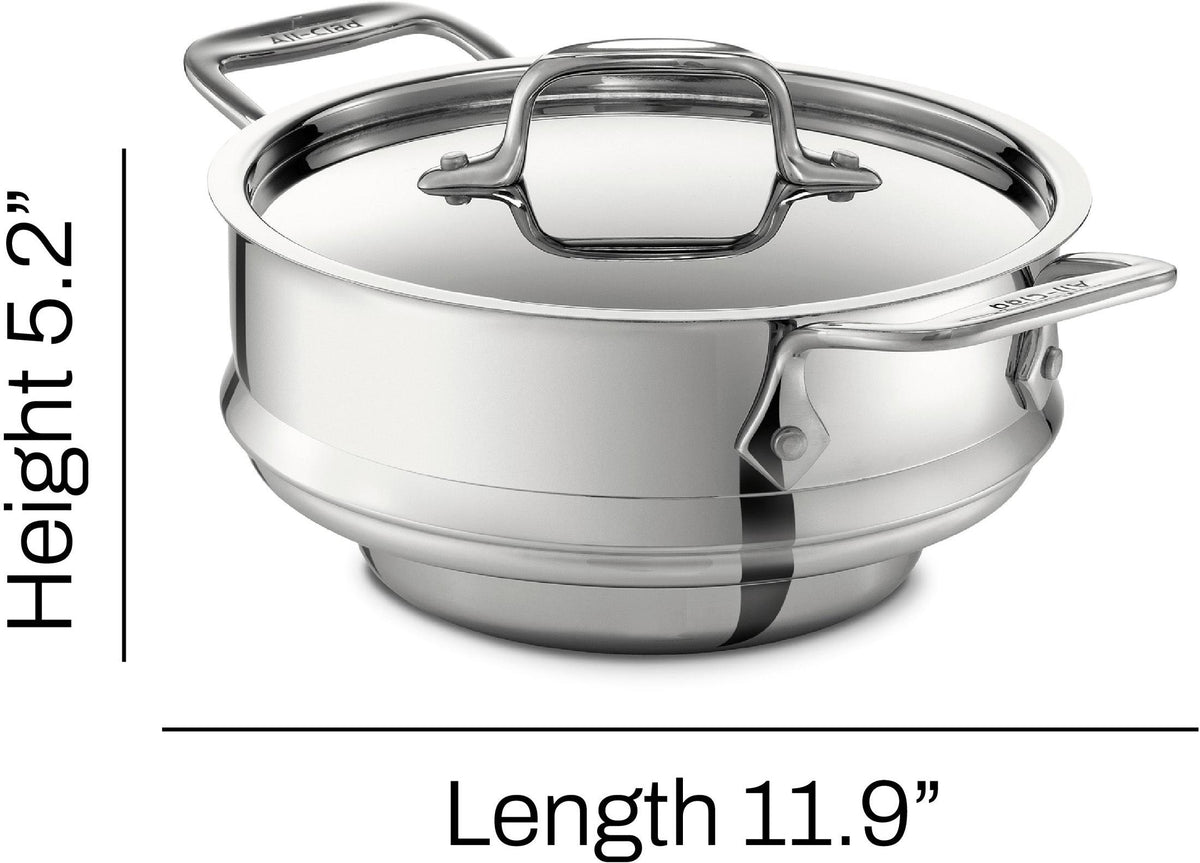 All-Clad - 3 QT All-Purpose Stainless-Steel Steamer with Lid - 59915