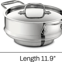 All-Clad - 3 QT All-Purpose Stainless-Steel Steamer with Lid - 59915
