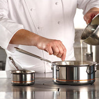 All-Clad - 3 QT Copper Core 5-Ply Bonded Saucepan with Loop & Lid - 6203SS