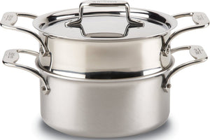 All-Clad - 3 QT D5 Polished Casserole With Lid & Steamer - SD55303 W/ST(2)