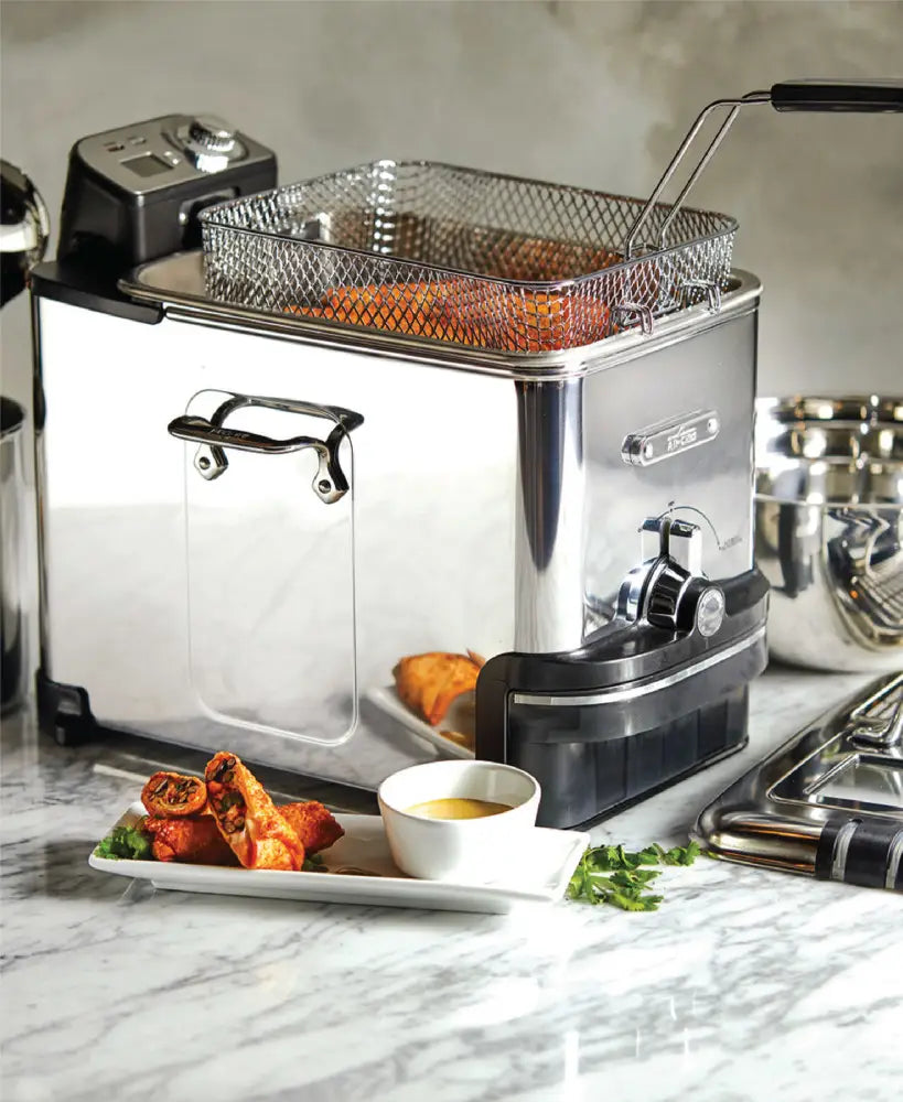 All-Clad - 3.5 L EZ Clean Pro Stainless Steel Deep Fryer - EJ814