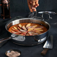 All-Clad - 4 QT Copper Core Essential Pan with Lid - 61211SS